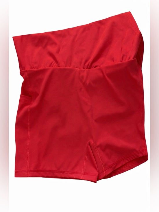 Halara Red Athletic Skort Built-In Shorts Side Stripe Tennis Golf Small NWOT - Picture 3 of 3